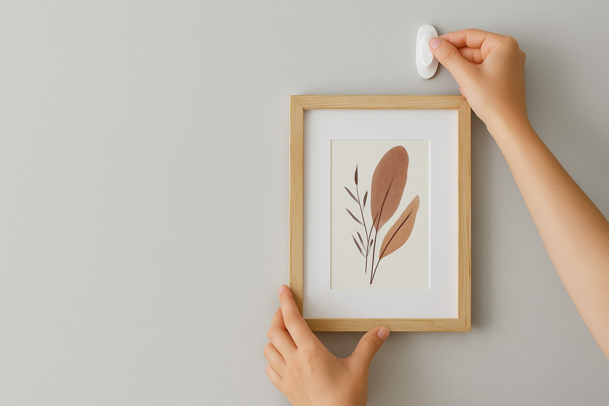 How to Hang Wall Art Securely Without Damaging Walls